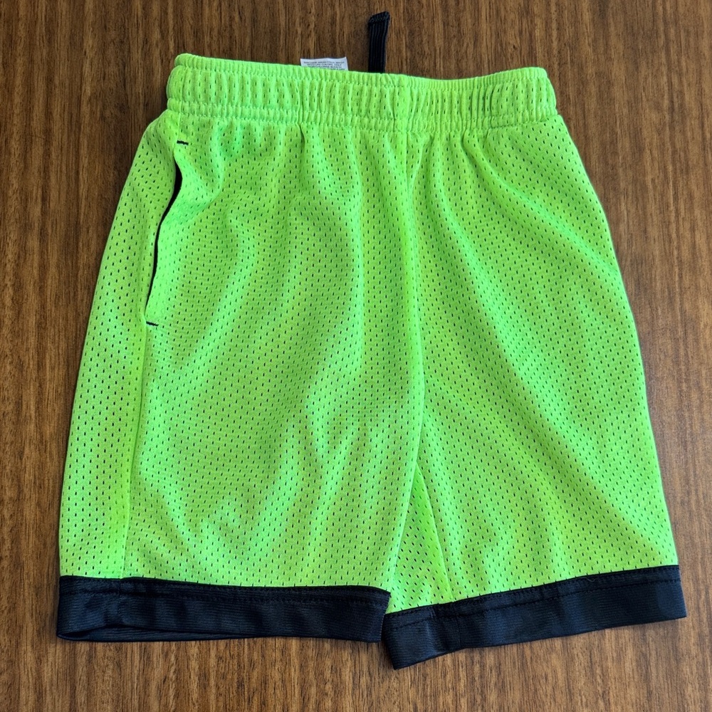 Athletic Works Kids Neon Green Mesh Shorts